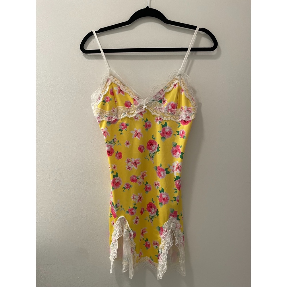 yellow shein dress